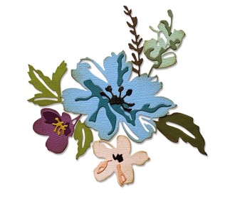 Thinlits Die Set 8PK Brushstroke Flowers #2 by Tim Holtz Thinlits Die Set 8PK Brushstroke Flowers #2 by Tim Holtz