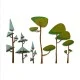 Sizzix Thinlits die set Funky trees