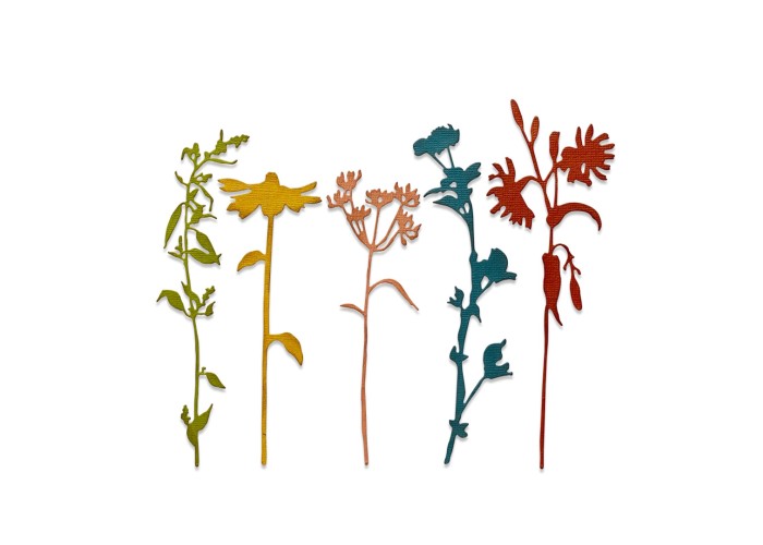 Sizzix Thinlits die set Wildflower stems #3 Sizzix Thinlits die set Wildflower stems #3