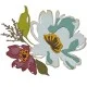 Sizzix Thinlits die set Brushstroke flowers #3