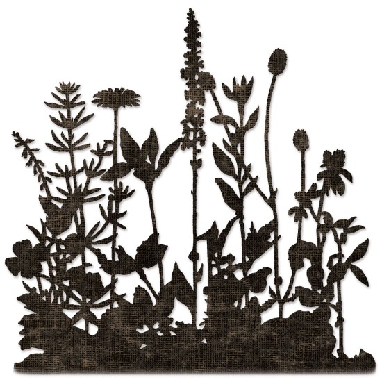 Sizzix Thinlits die Flower field