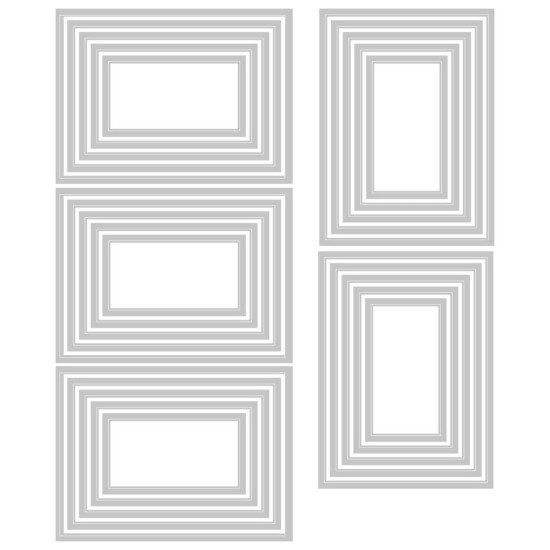 Sizzix Thinlits die set Stacked tiles Sizzix Thinlits die set Stacked tiles