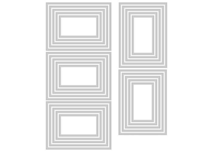 Sizzix Thinlits die set Stacked tiles Sizzix Thinlits die set Stacked tiles