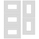 Sizzix Thinlits die set Stacked tiles