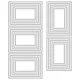 Sizzix Thinlits die set Stacked tiles