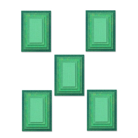 Sizzix Thinlits die set Stacked tiles