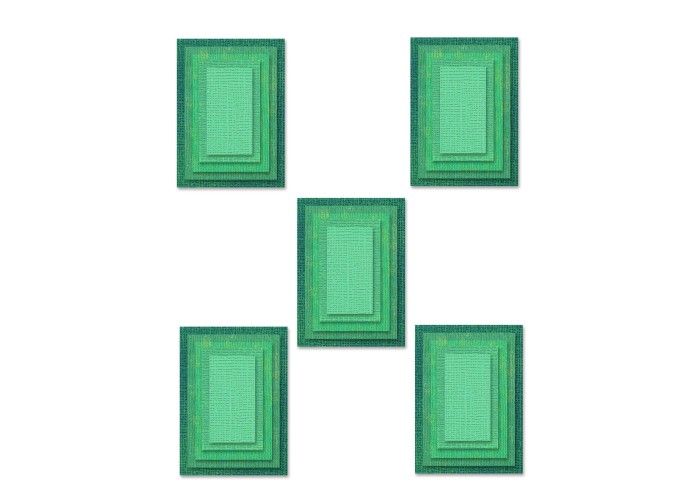 Sizzix Thinlits die set Stacked tiles Sizzix Thinlits die set Stacked tiles