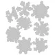 Thinlits Die Set 8PK Scribbly Snowflakes by Tim Holtz