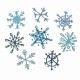 Thinlits Die Set 8PK Scribbly Snowflakes by Tim Holtz Thinlits Die Set 8PK Scribbly Snowflakes by Tim Holtz