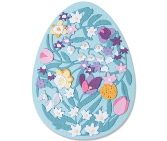Sizzix Thinlits Die Set 15PK - Intricate Floral Easter Egg Sizzix Thinlits Die Set 15PK - Intricate Floral Easter Egg