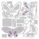 Sizzix Thinlits Die Set 29PK Patterned Butterflies by Jenna Rushforth