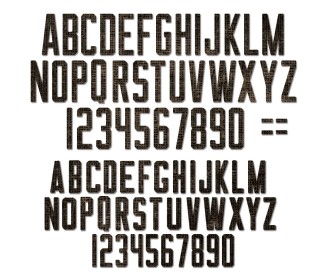 Sizzix Thinlits Die Set Alphanumeric Theory 73pcs Sizzix Thinlits Die Set Alphanumeric Theory 73pcs
