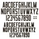 Sizzix Thinlits Die Set Alphanumeric Theory 73pcs