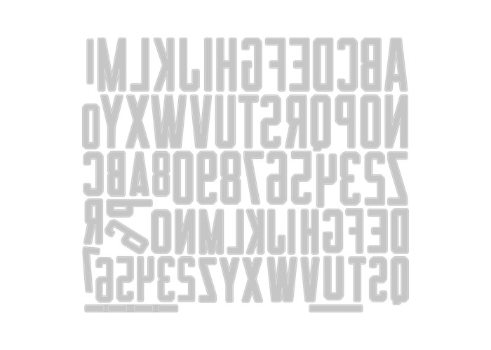 Sizzix Thinlits Die Set Alphanumeric Theory 73pcs Sizzix Thinlits Die Set Alphanumeric Theory 73pcs