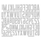 Sizzix Thinlits Die Set Alphanumeric Theory 73pcs Sizzix Thinlits Die Set Alphanumeric Theory 73pcs