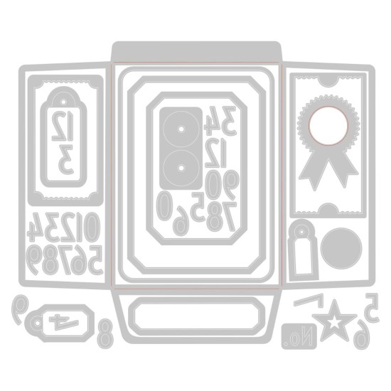 Sizzix Thinlits Die Set 45PK - Collector by Tim Holtz Sizzix Thinlits Die Set 45PK - Collector by Tim Holtz