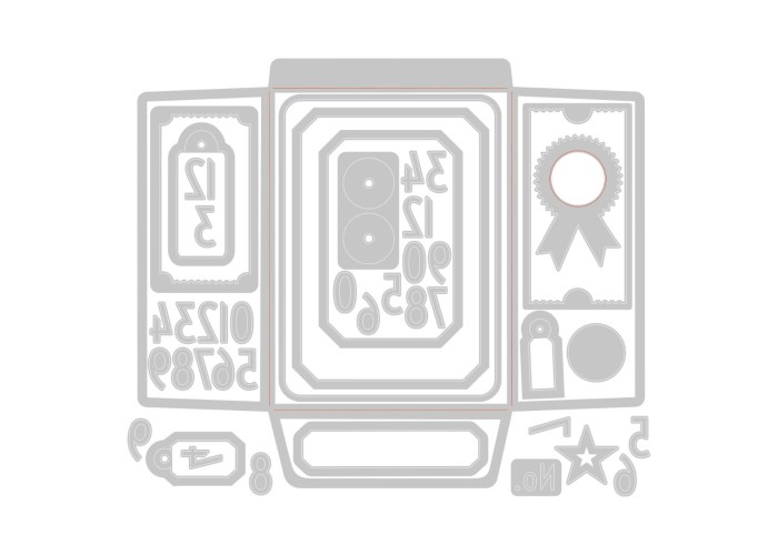 Sizzix Thinlits Die Set 45PK - Collector by Tim Holtz Sizzix Thinlits Die Set 45PK - Collector by Tim Holtz