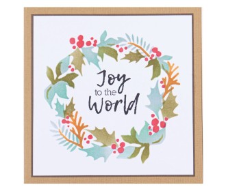 Sizzix Layered Stencils Holly Wreath 4pcs Sizzix Layered Stencils Holly Wreath 4pcs