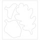 Sizzix Bigz Die Acorn and Oak Leaf Sizzix Bigz Die Acorn and Oak Leaf
