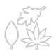 Sizzix Framelits Die Set 3PK 4PK Stamps - Decorative Leaves