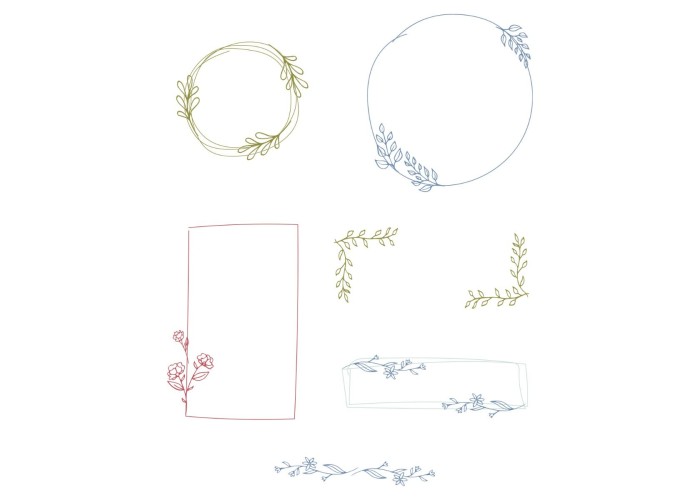 Sizzix Clear Stamps Set Drawn Frames Sizzix Clear Stamps Set Drawn Frames