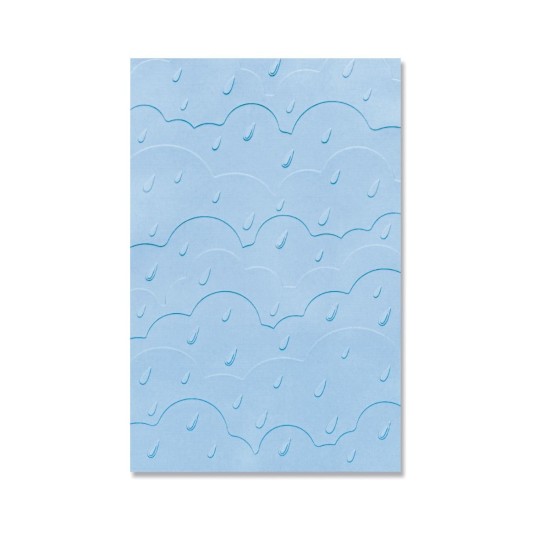 Sizzix Multi-Level Textured Impressions Embossing Folder - Rain Clouds Sizzix Multi-Level Textured Impressions Embossing Folder - Rain Clouds