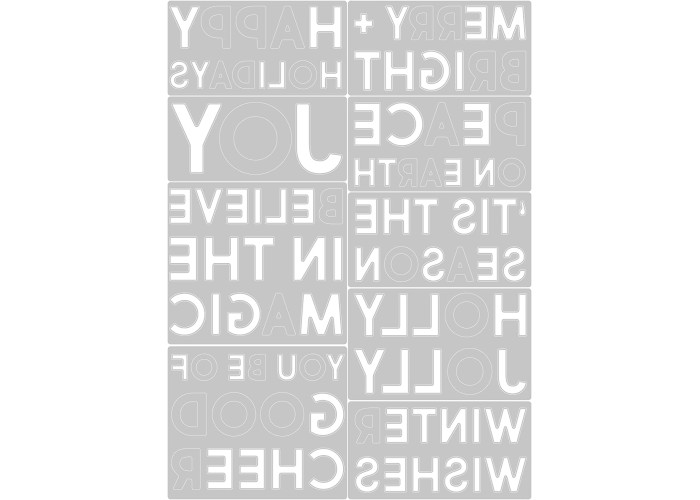 Sizzix Thinlits Die Set 9PK Bold Text Christmas by Tim Holtz Sizzix Thinlits Die Set 9PK Bold Text Christmas by Tim Holtz