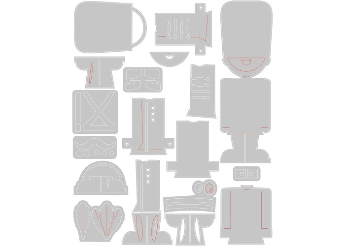 Sizzix Thinlits Die Set 19PK Harvey Colorize by Tim Holtz Sizzix Thinlits Die Set 19PK Harvey Colorize by Tim Holtz