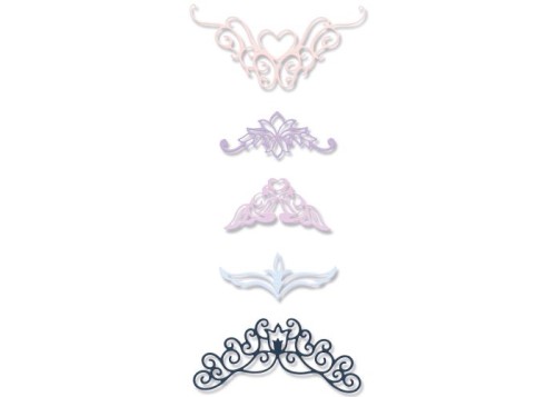 Sizzix Thinlits Die Set 5τεμ – Fanciful Corners Sizzix Thinlits Die Set 5τεμ – Fanciful Corners