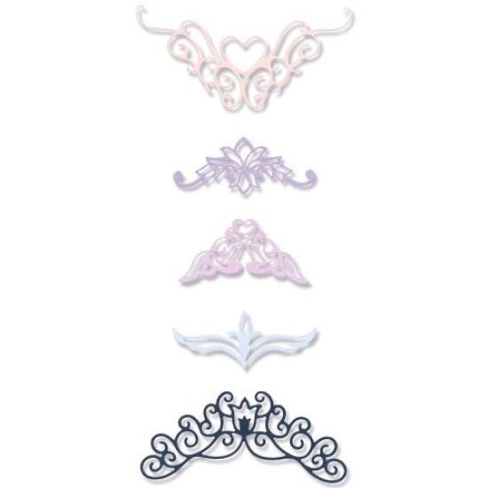 Sizzix Thinlits Die Set 5τεμ – Fanciful Corners Sizzix Thinlits Die Set 5τεμ – Fanciful Corners