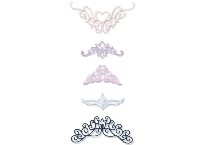 Sizzix Thinlits Die Set 5τεμ – Fanciful Corners