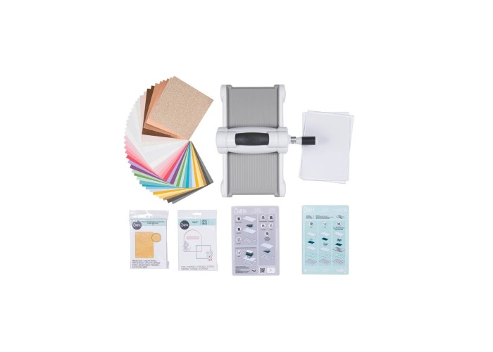 Sizzix • Big Shot A5 Starter Kit White and Gray Sizzix • Big Shot A5 Starter Kit White and Gray