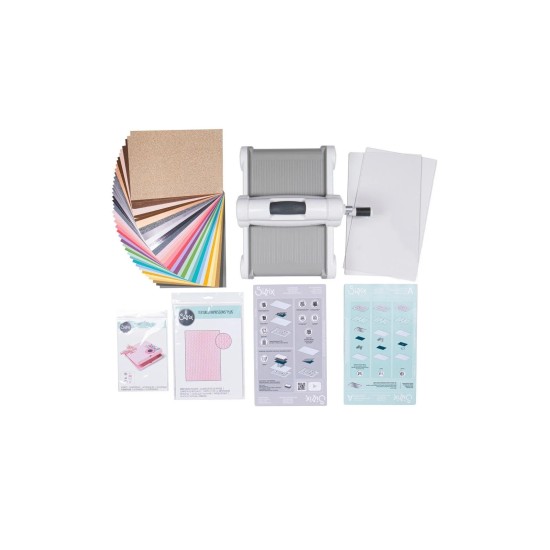 Sizzix • Big Shot Plus A4 Starter Kit White & Gray Sizzix • Big Shot Plus A4 Starter Kit White & Gray