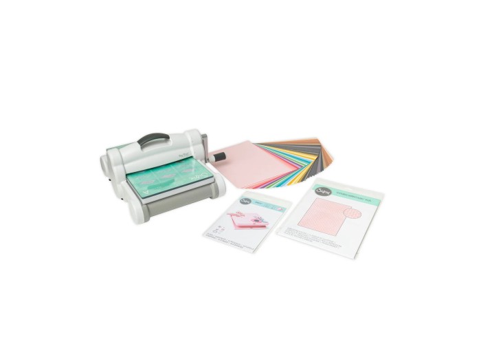 Sizzix • Big Shot Plus A4 Starter Kit White & Gray Sizzix • Big Shot Plus A4 Starter Kit White & Gray