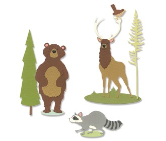 Sizzix Thinlits Die Set Forest Animals #2 Sizzix Thinlits Die Set Forest Animals #2