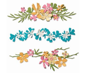 Sizzix • Thinlits Die Set Woodland Borders 7τεμ Sizzix • Thinlits Die Set Woodland Borders 7τεμ
