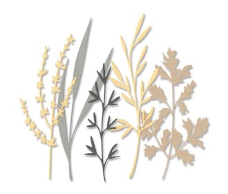 Sizzix • Thinlits Die Set Woodland Stems 5pcs Sizzix • Thinlits Die Set Woodland Stems 5pcs