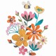 Sizzix • Thinlits Die Set Fabulous Bold Florals 16pcs Sizzix • Thinlits Die Set Fabulous Bold Florals 16pcs