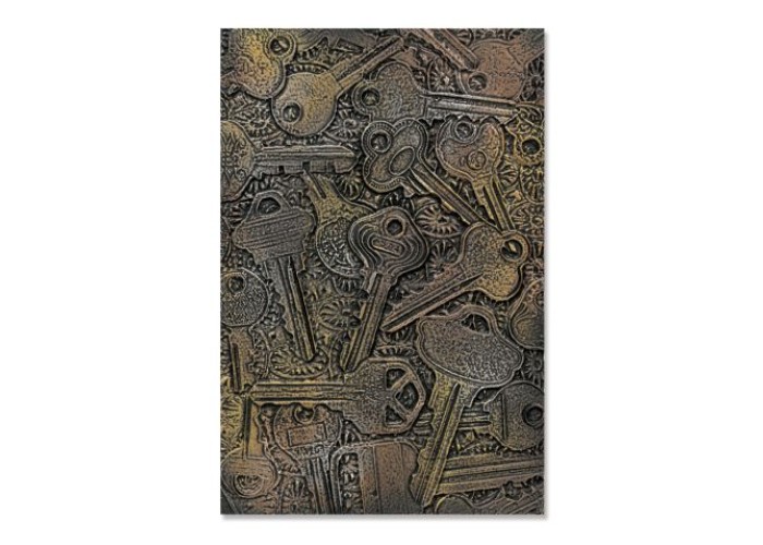 Sizzix 3-D Texture Embossing Folder Keys Sizzix 3-D Texture Embossing Folder Keys