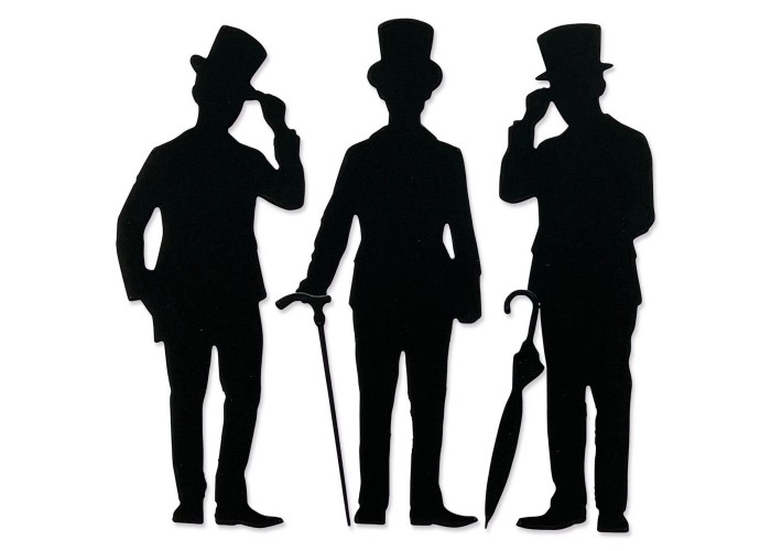 Sizzix • Thinlits Die Set Gentlemen 5pcs Sizzix • Thinlits Die Set Gentlemen 5pcs