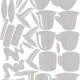 Sizzix Thinlits Die Set 28PK Papercut Café by Tim Holtz