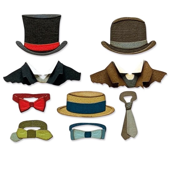 Sizzix • Thinlits Die Set Tailored 9τεμ Sizzix • Thinlits Die Set Tailored 9τεμ