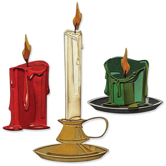 Sizzix • Thinlits Die Set Candleshop Colorize Sizzix • Thinlits Die Set Candleshop Colorize