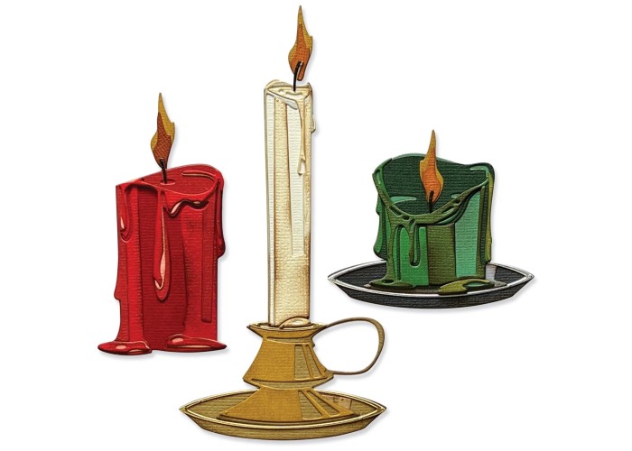 Sizzix • Thinlits Die Set Candleshop Colorize Sizzix • Thinlits Die Set Candleshop Colorize