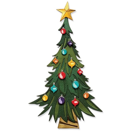 Sizzix • Thinlits Die Set Trim a Tree Colorize Sizzix • Thinlits Die Set Trim a Tree Colorize