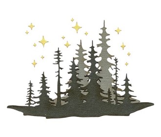 Sizzix • Thinlits Die Set Forest Shadows Sizzix • Thinlits Die Set Forest Shadows