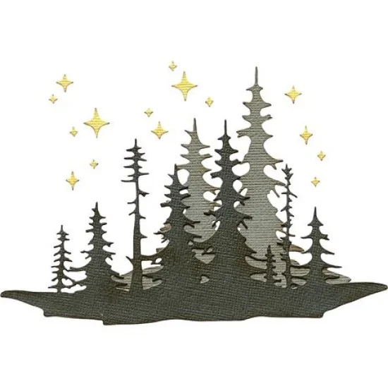 Sizzix • Thinlits Die Set Forest Shadows