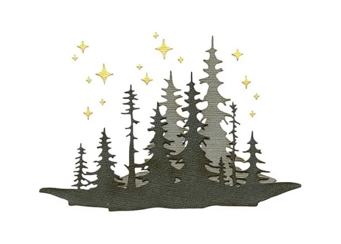 Sizzix • Thinlits Die Set Forest Shadows