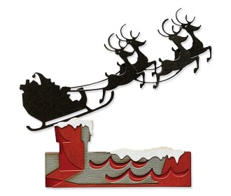 Sizzix • Thinlits Die Set Reindeer Sleigh Sizzix • Thinlits Die Set Reindeer Sleigh