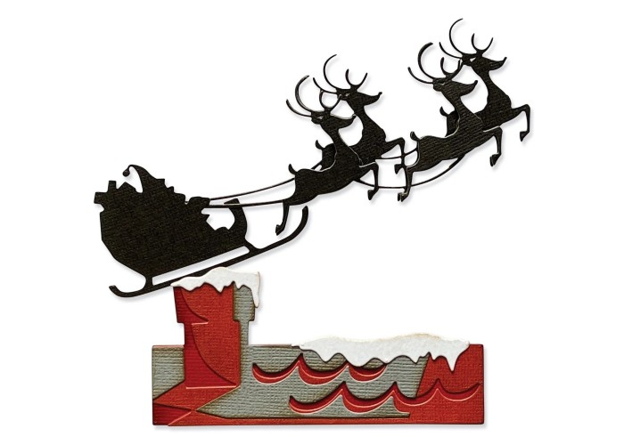 Sizzix • Thinlits Die Set Reindeer Sleigh Sizzix • Thinlits Die Set Reindeer Sleigh